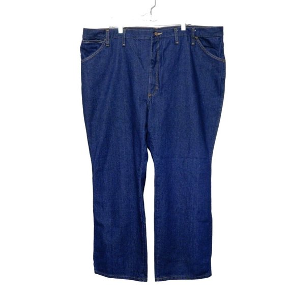 Red Kap Jeans 48x30 Actual L 29 Dark Blue Denim 100% Cotton - Picture 3 of 9